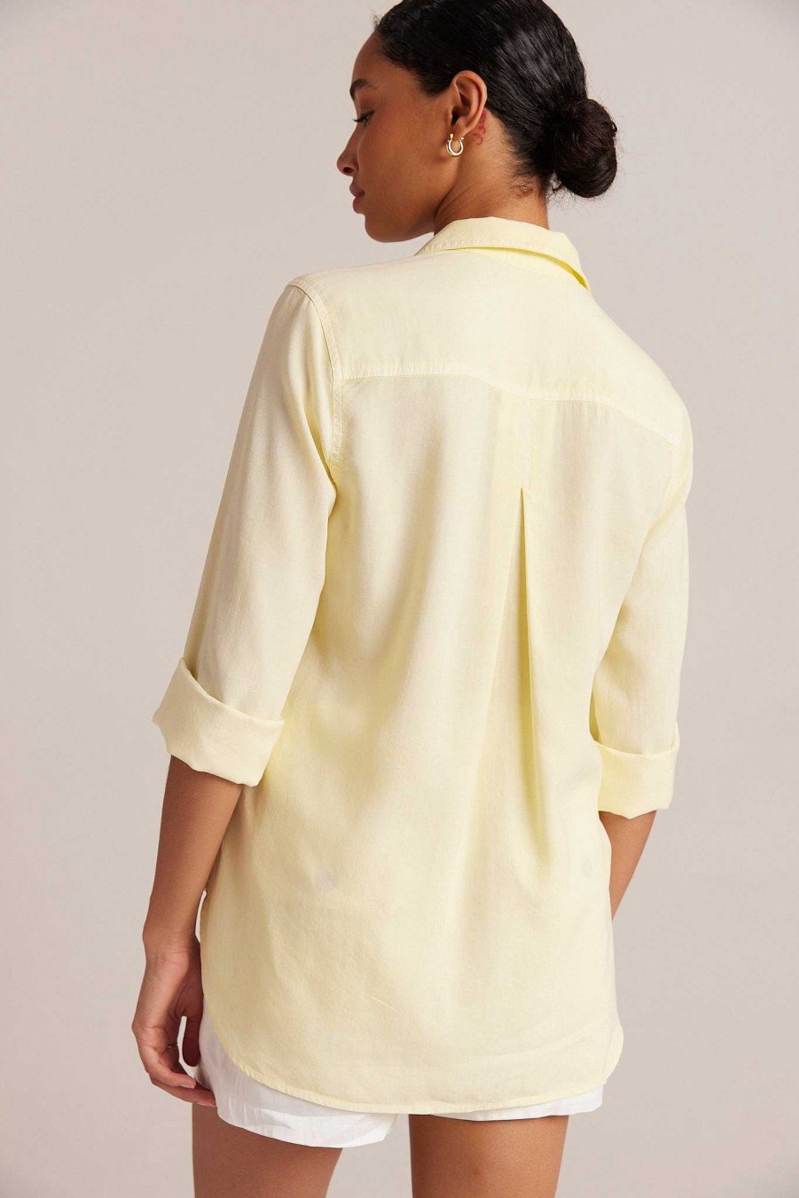 Hot Bella Dahl Shirt Staart Button Down - Zacht Zon