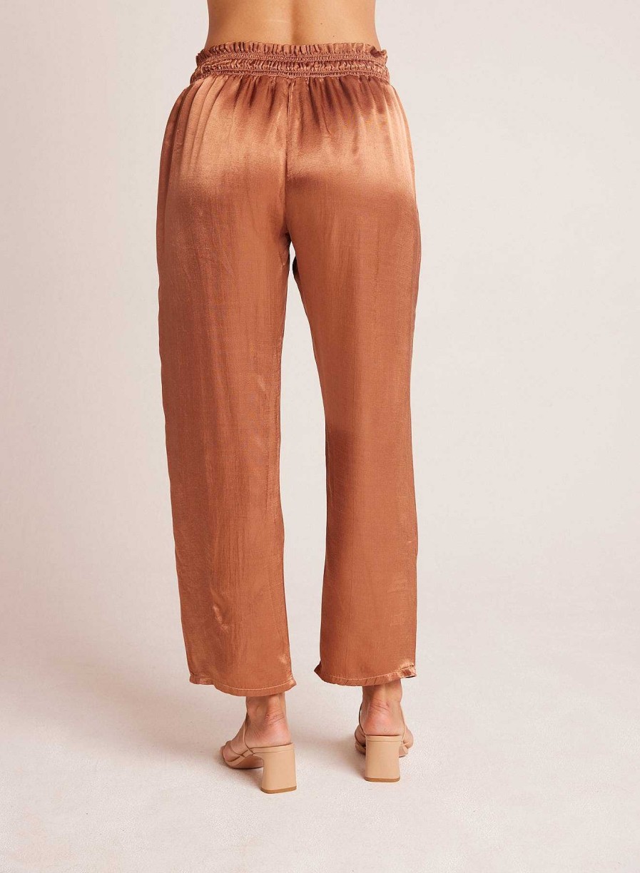 Online Bella Dahl Broek Met Gesmokte Taille - Curacao Coconut