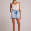 Online Bella Dahl Zakshort Met Riem En Caribische Wassing