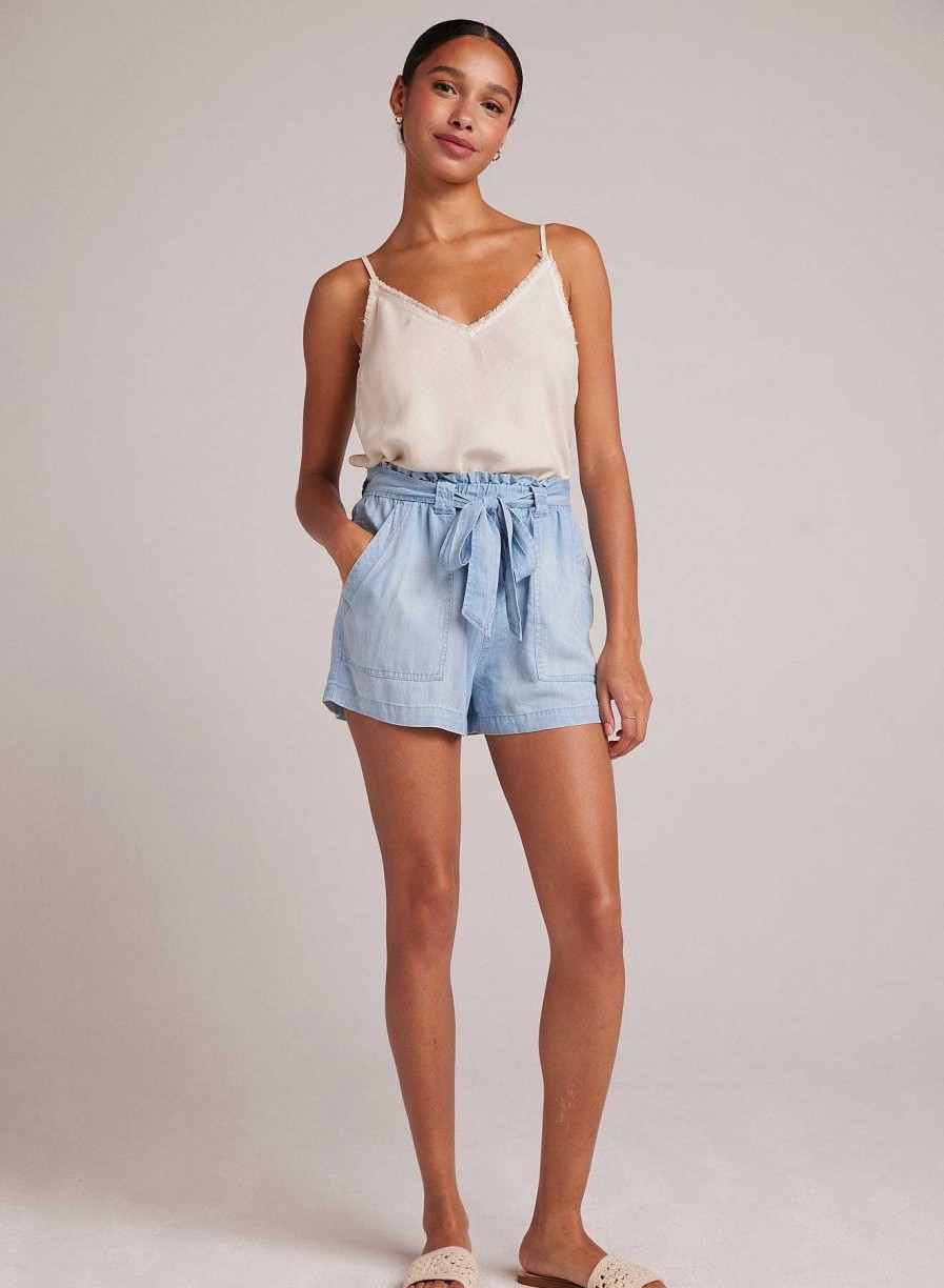 Online Bella Dahl Zakshort Met Riem En Caribische Wassing