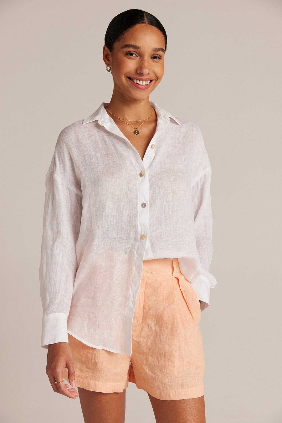 Best Bella Dahl Boyfriend Button-Down - Wit