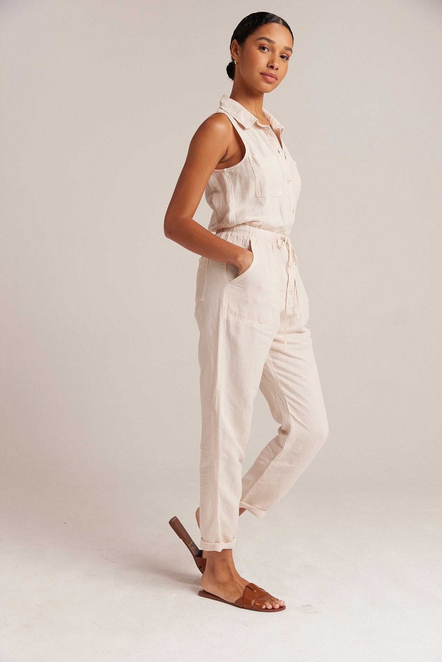 Hot Bella Dahl Sunday Pocket Jumpsuit - Zandkaki