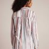 Online Bella Dahl Lange Mouwen, Ronde Zoom, Button-Down - Kuststreepprint